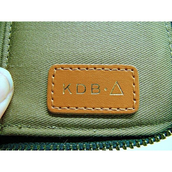 Kelsi Dagger KDB Womens Brown Faux Leather Southside Tech Zip Around Wallet NWOT - Picture 5 of 10